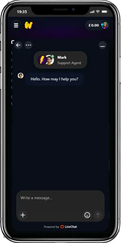 Customer support chat